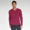 Golory Basic V-Neck in Orchid with Dot