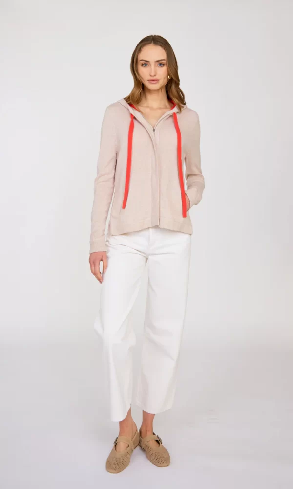 Hoodie w/ Contrast Ties - Image 4